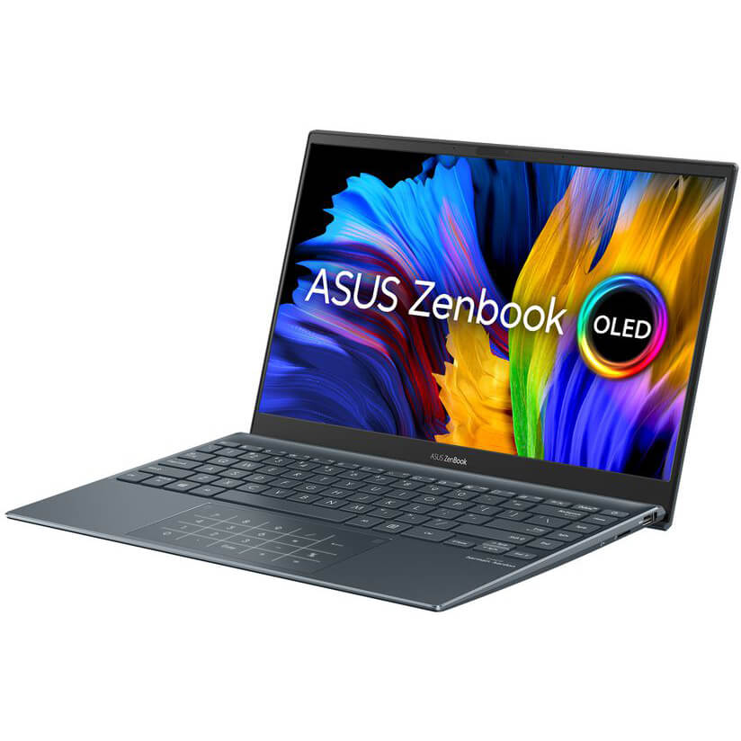ASUS Zenbook 13 Notebook PC – Core i7-1165G7 / 13.3″ FHD Non-Touch / 16GB RAM / 512GB SSD / Win 10 Pro / Grey (UX325EA-I71651