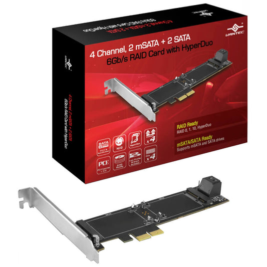 Vantec UGT-MST644R 2 x MSATA And 2 x SATA Raid Card (VANTEC ADP UGT-MST644R) image 1