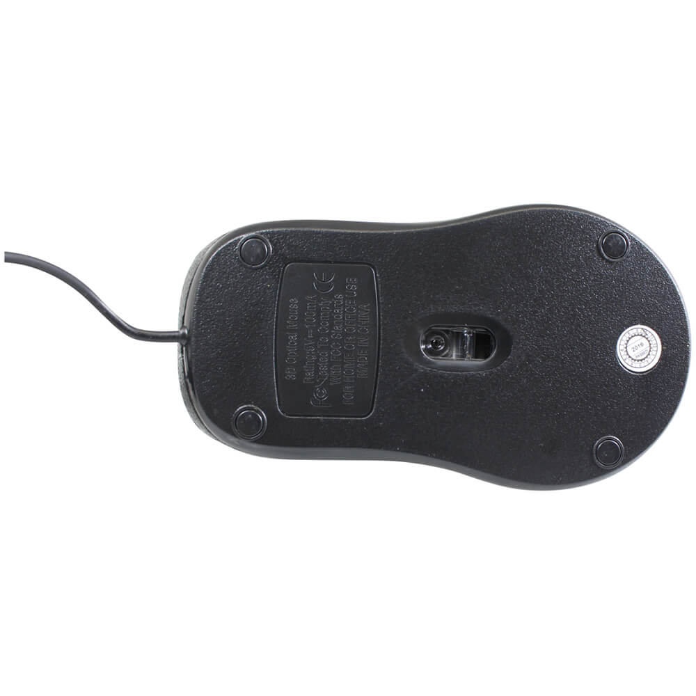 Volkano Earth Series USB Wired Optical Mouse (VB-VS603A) — side view