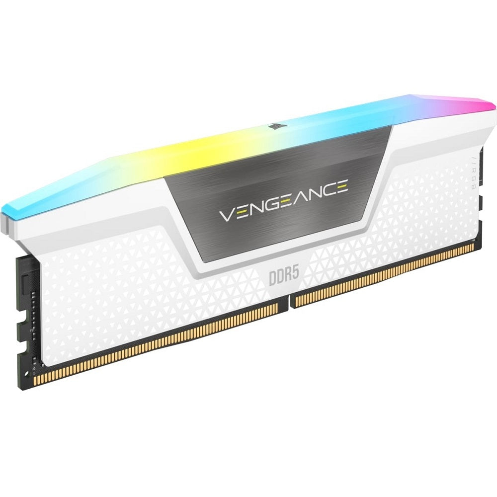 Corsair VENGEANCE RGB 32 GB (2 x 16GB) DDR5 DRAM 6000MHz C40 Desktop Memory Kit (CMH32GX5M2B6000C40W) image 2
