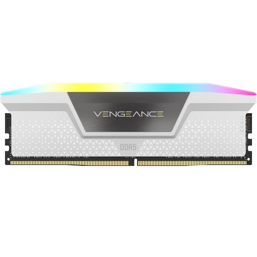 Corsair VENGEANCE RGB 32 GB (2 x 16GB) DDR5 DRAM 6000MHz C40 Desktop Memory Kit (CMH32GX5M2B6000C40W) image 3