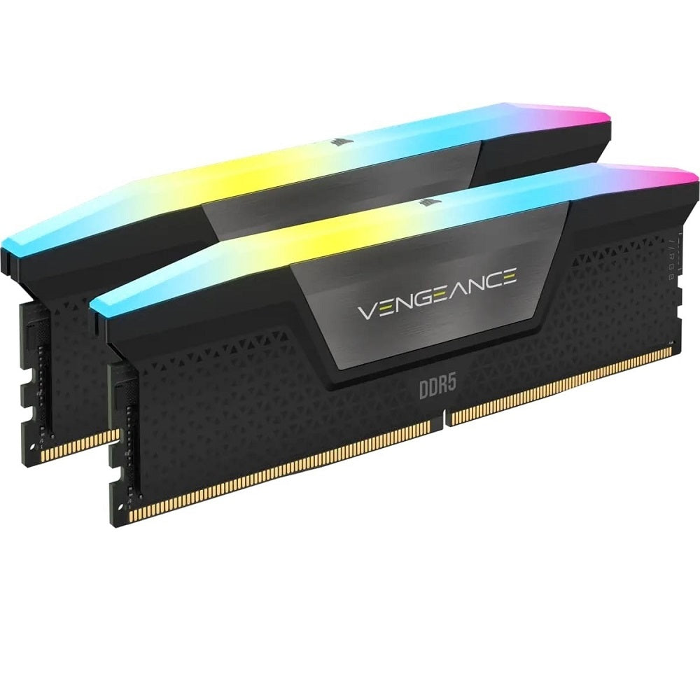 Corsair VENGEANCE RGB 64 GB (2 x 32 GB) DDR5 DRAM 5200MHz C40 Memory Kit (CMH64GX5M2B5200C40) image 1
