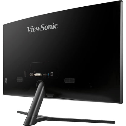 ViewSonic VX2458-C-MHD 23.6-inch Full HD 144Hz Curved Gaming LED Monitor — rear view