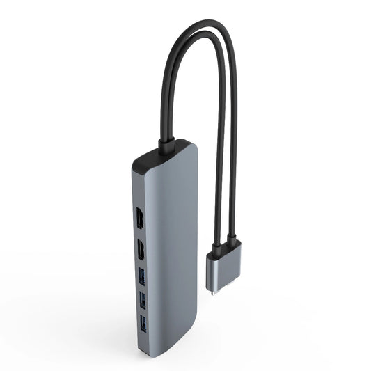 Hyper HyperDrive VIPER 10-in-2 USB-C Grey Hub (HD392-GRAY) image 2