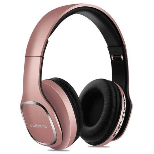 Volkano Phonic Series Bluetooth Full Size Rose Gold Headphones (VK-2002-GD) image 1