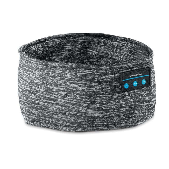 Volkano Lucid Series Bluetooth Headband Grey Headphones (VK-2020-GR) — rear view