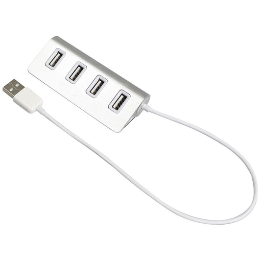 Volkano Pivot Series 4 Port USB Hub – Silver (VK20011SL) image 1