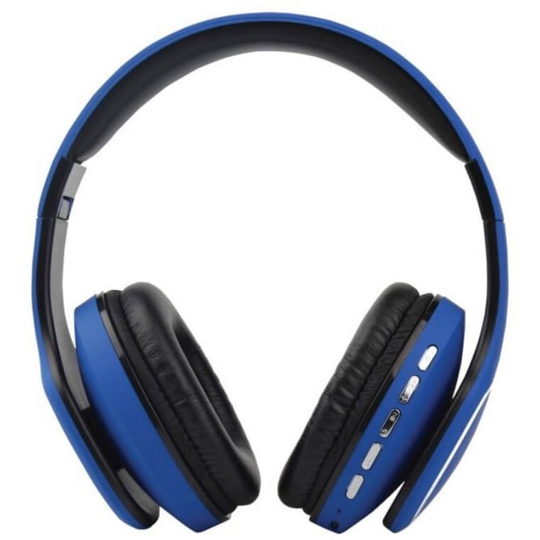 Volkano Phonic Series Bluetooth Full Size Headphones – Blue (VK2002BL)