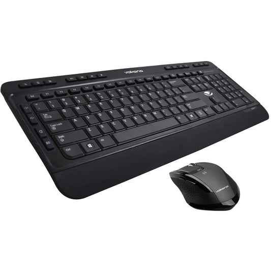 Volkanox Graphite Series Wireless Keyboard And Mouse Combo – Black (VK20077BK) image 1