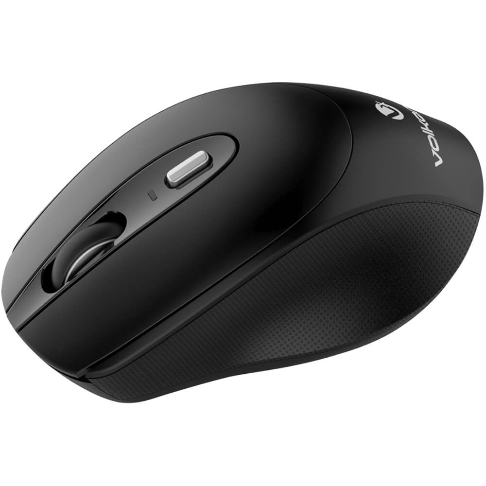 Volkanox Agate Series Rechargeable Bluetooth + 2.4 Ghz Mouse (VK20128BK) — side view