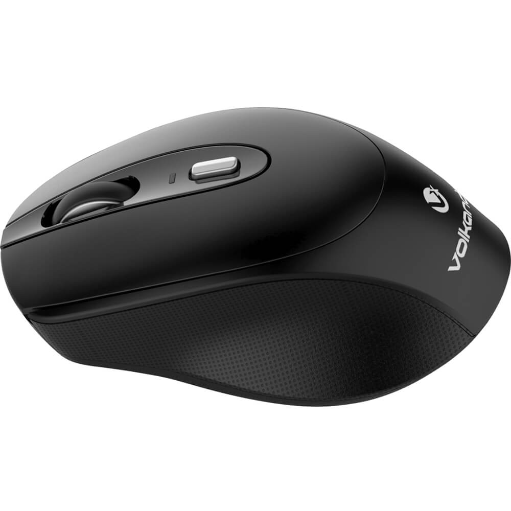 Volkanox Agate Series Rechargeable Bluetooth + 2.4 Ghz Mouse (VK20128BK) — rear view