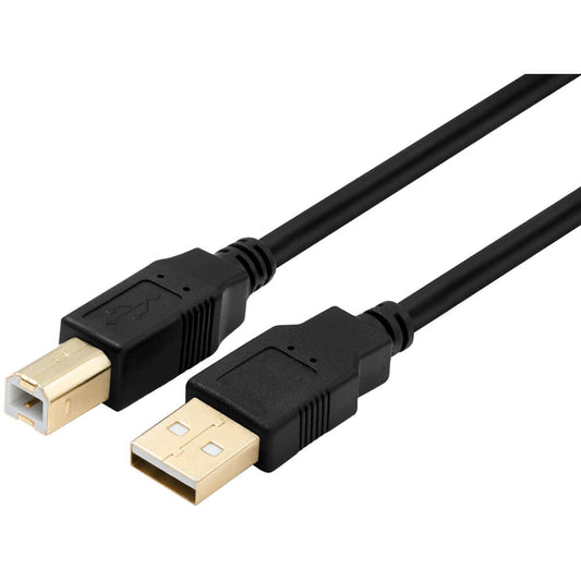 Volkano Series USB Printer Cable 5m (VK20162BK) image 1