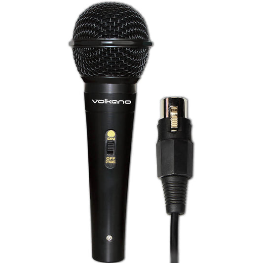Volkano Vocal Series ABS Black Wired Microphone (VK-30027-BK) image 1