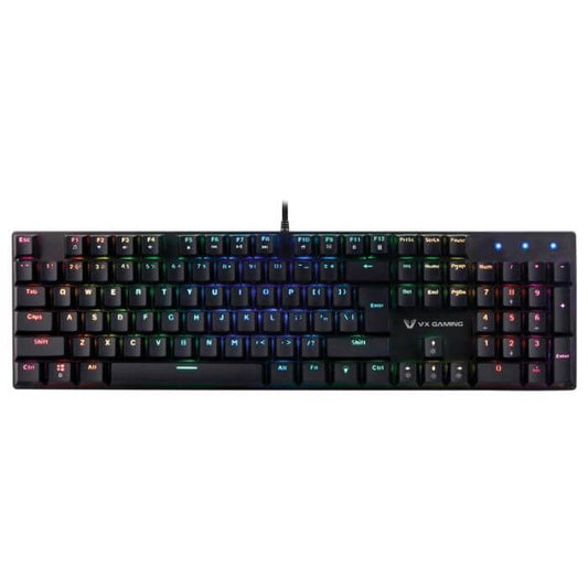 VX Gaming Demeter Series Mechanical Keyboard with Full RGB Lighting (VX-172-BK) image 1