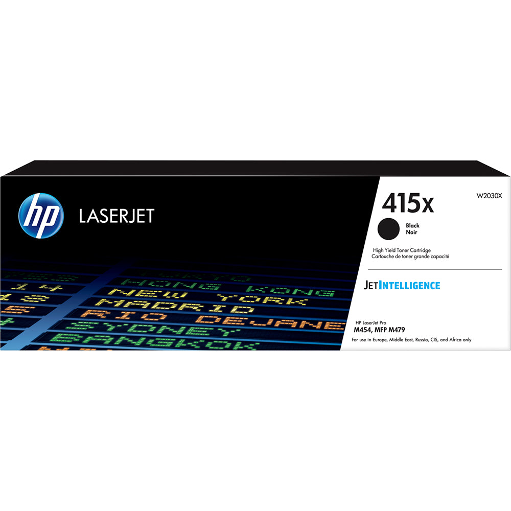 Genuine HP 415X High Yield Black LaserJet Toner Cartridge (W2030X) image 1