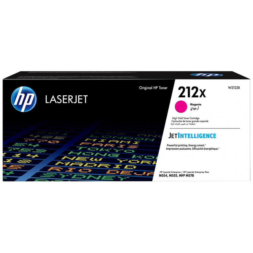 Genuine HP 212X High Yield Magenta LaserJet Toner Cartridge (W2123X) image 1
