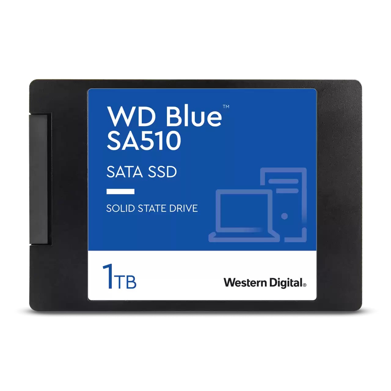 WD Blue SA510 1TB SATA 2.5-inch Solid State Drive (WDS100T3B0A) image 1