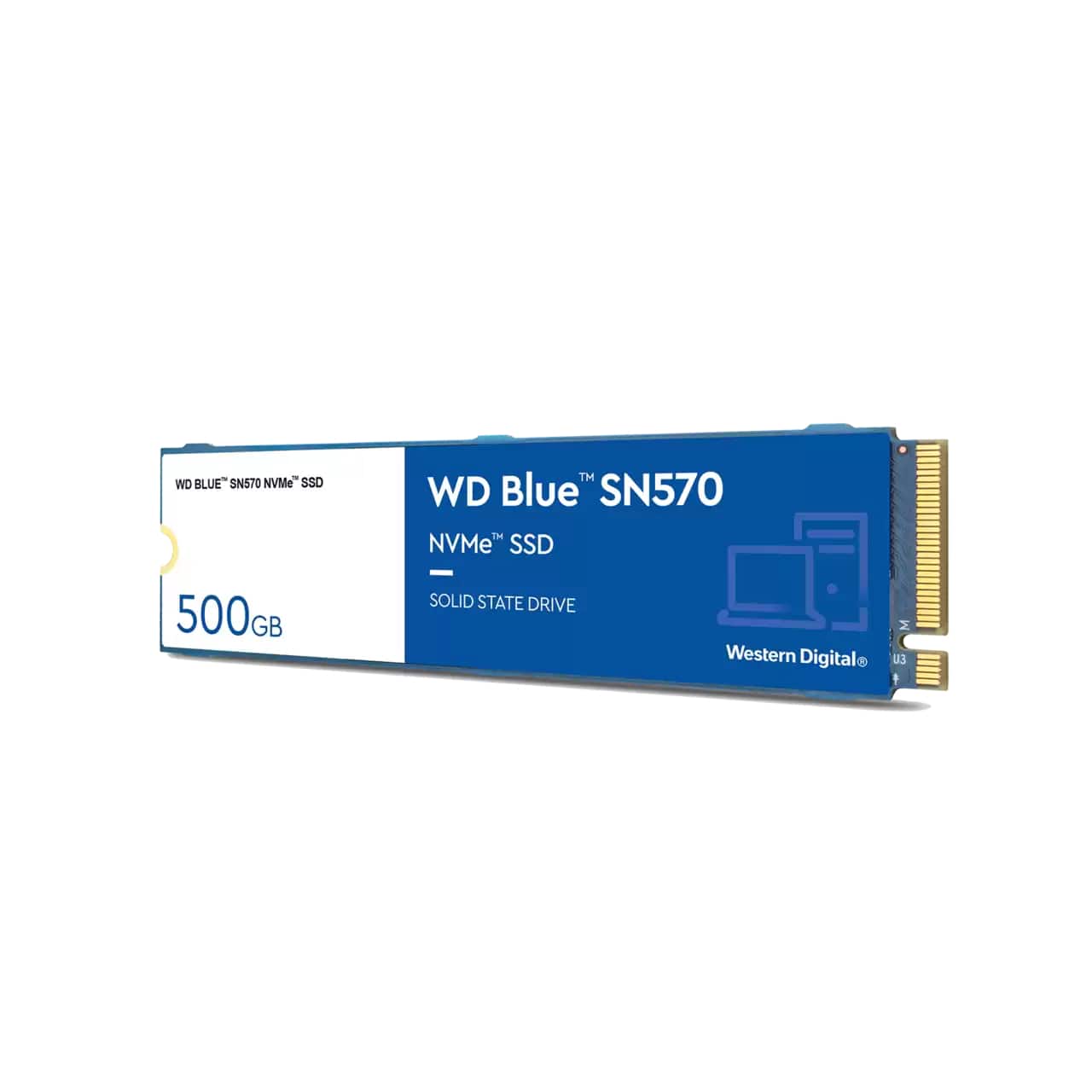 WD Blue SN570 500GB M.2 2280 PCIe Gen3 x4 NVMe Solid State Drive (WDS500G3B0C) image 3