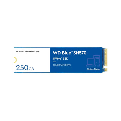 Western Digital WD Blue SN570 250GB M.2 2280 PCIe Gen3 x4 NVMe Solid State Drive (WDS250G3B0C)