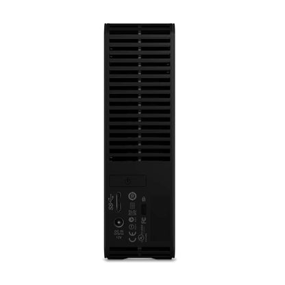 Western Digital WD Elements 8TB Desktop Hard Drive Storage (WDBWLG0080HBK-EESN) — side view