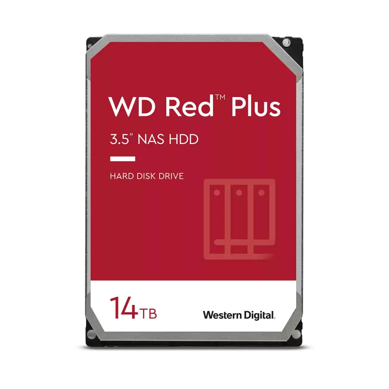WD Red Plus 14TB 3.5-inch NAS Hard Drive (WD140EFGX) image 1