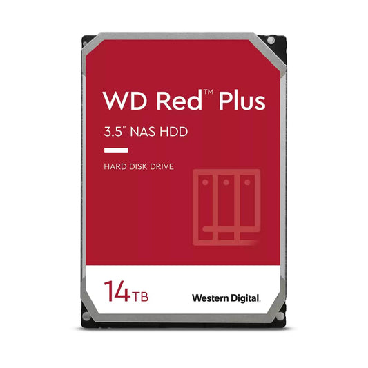 WD Red Plus 14TB 3.5-inch NAS Hard Drive (WD140EFGX) image 1
