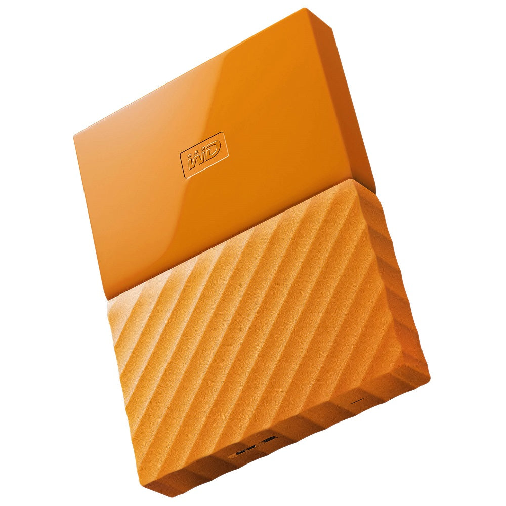 WD My Passport Portable 1TB 2.5-inch Hard Drive – Orange image 1