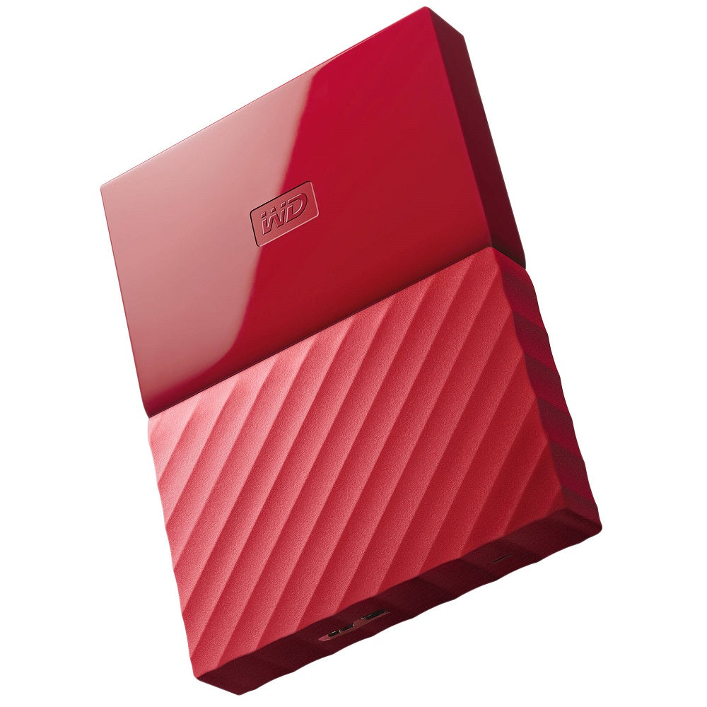 WD My Passport Portable 4TB 2.5-inch Hard Drive – Red image 1