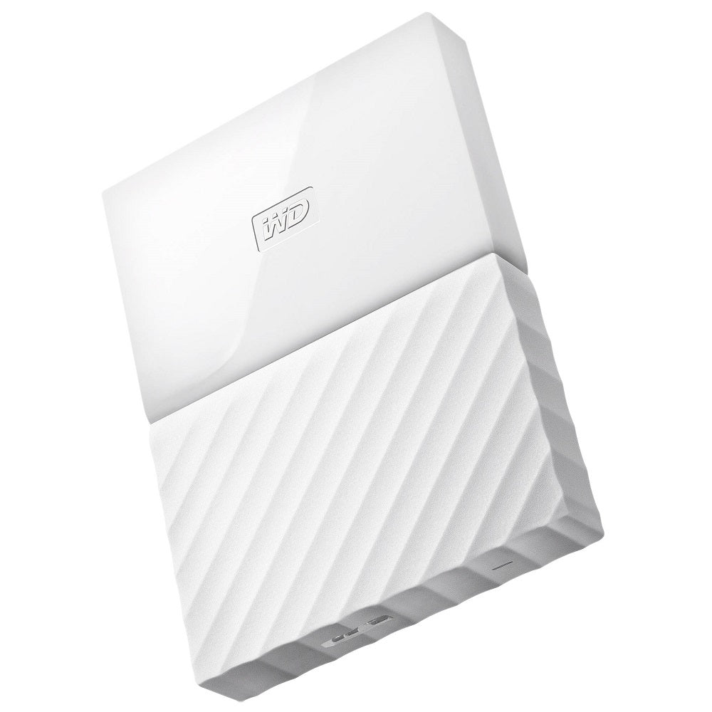 WD My Passport Portable 4TB 2.5-inch Hard Drive – White image 1