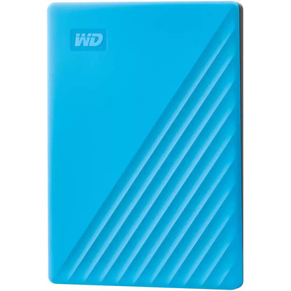 Western Digital WD 2TB My Password Portable Hard Drive – Blue (WDBYVG0020BBL-WESN)