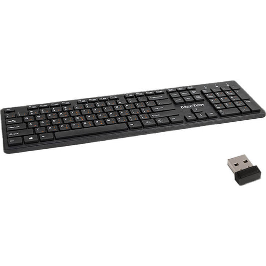 Meetion Wireless Standard Chocolate Keyboard – Black (WK841) image 2