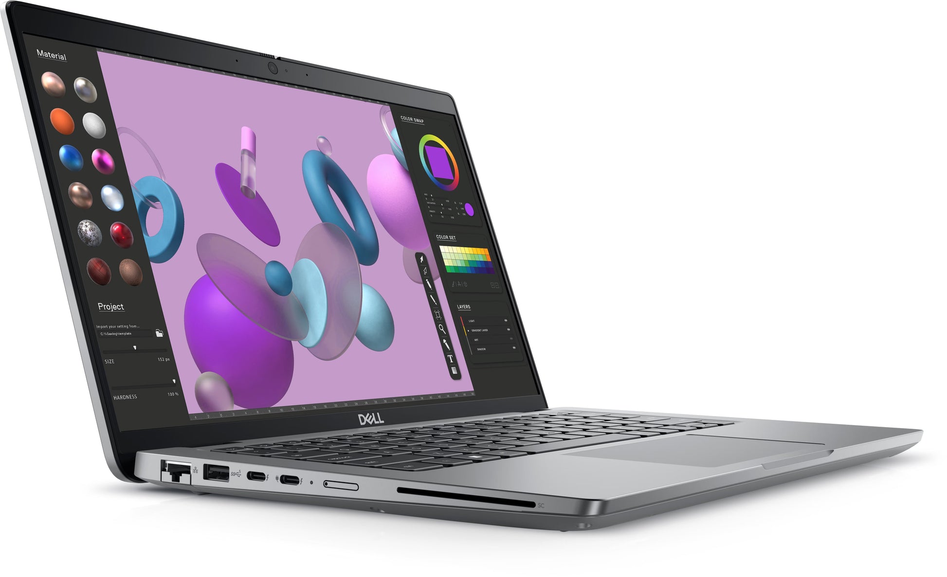 Dell Precision 3480 Mobile Workstation Notebook PC – Core i7-1360P / 14.0″ FHD / 16GB RAM / 512GB SSD / NVIDIA RTX A500 Graph