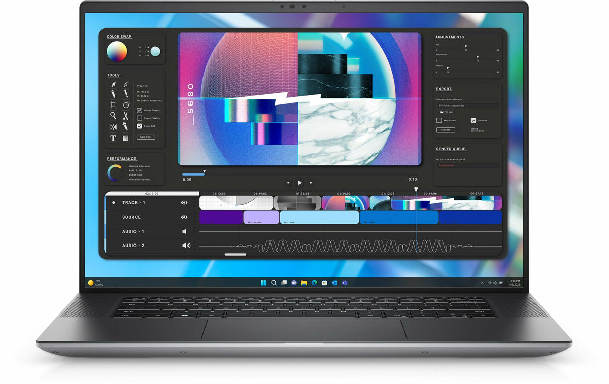 Dell Precision 5680 Mobile Workstation Notebook PC – Core i7-13700H / 16.0″ FHD+ / 32GB RAM / 1TB SSD / NVIDIA RTX 2000 Graph