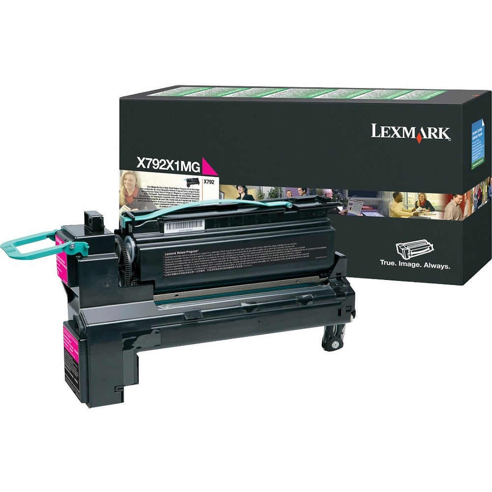 Lexmark X792X1MG Extra High Yield Return Program Magenta Laser Toner Cartridge image 1