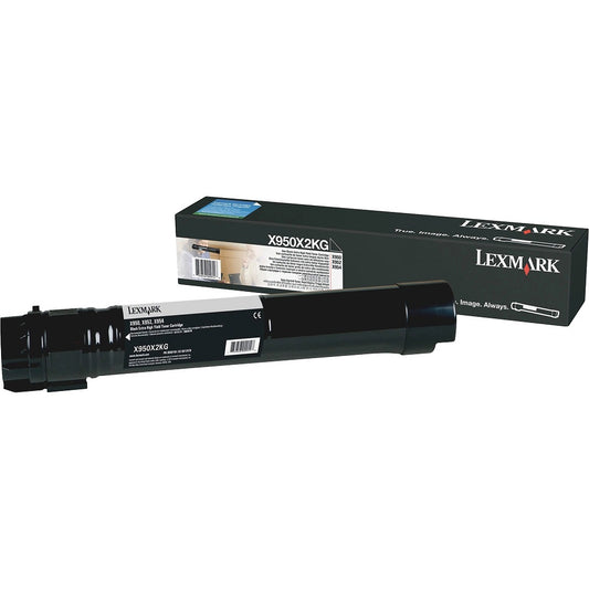 Lexmark X950X2KG Extra High Yield Black Laser Toner Cartridge (X950X2KG) image 1