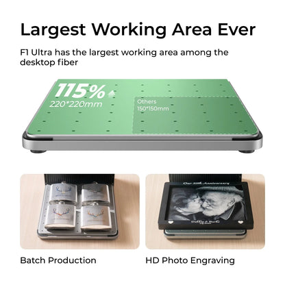 xTool F1 Ultra Dual Laser Engraver — rear view