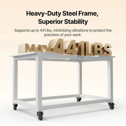 xTool P3 Mobile Working Stand — rear view