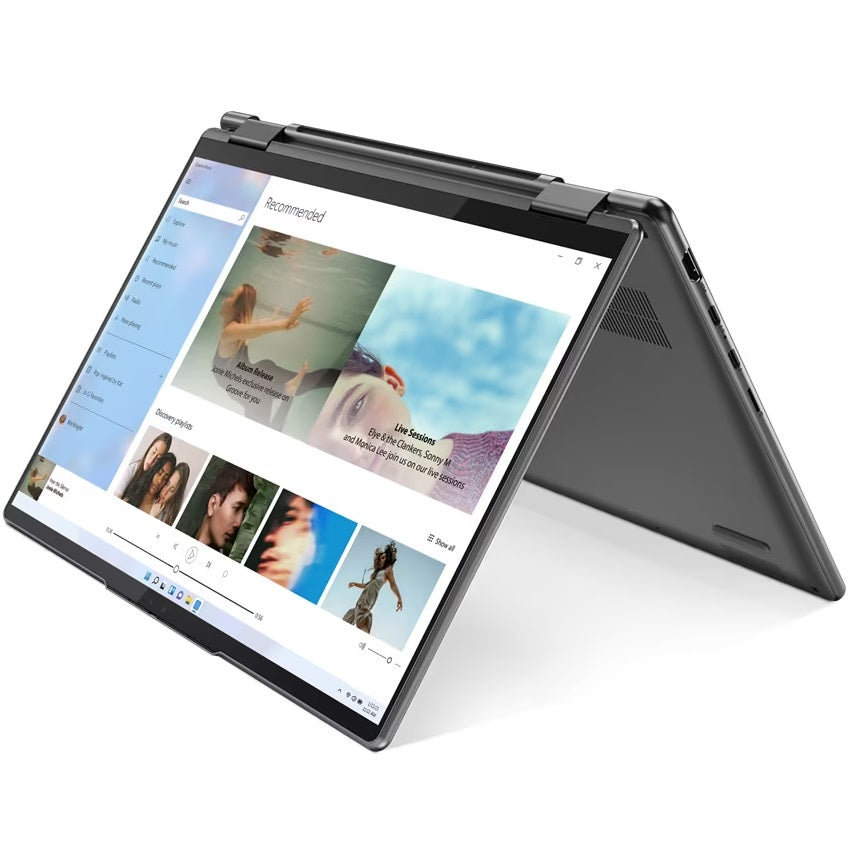 Lenovo Yoga 7 14IAL7 Notebook PC – Core i7-1260P / 14.0″ 2.8K Touch / 16GB RAM / 1TB SSD / Win 11 Pro / Storm Grey (82QE00C1S