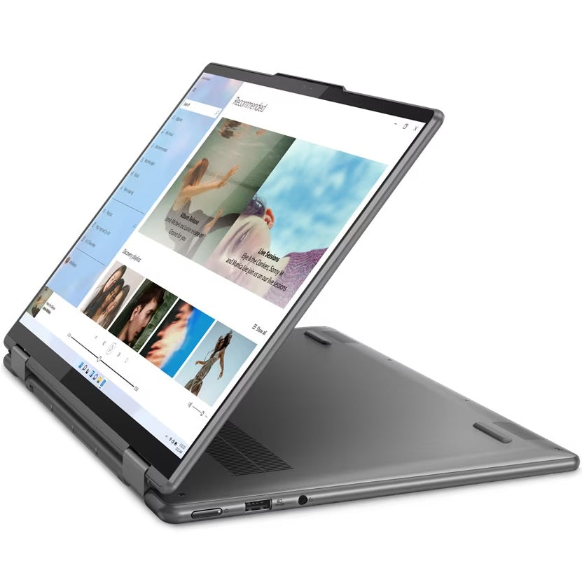 Lenovo Yoga 7 14IAL7 Notebook PC – Core i7-1260P / 14.0″ 2.8K Touch / 16GB RAM / 1TB SSD / Win 11 Pro / Storm Grey (82QE00C1S