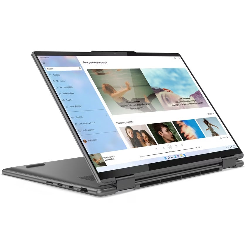 Lenovo Yoga 7 14IAL7 Notebook PC – Core i7-1260P / 14.0″ 2.8K Touch / 16GB RAM / 1TB SSD / Win 11 Pro / Storm Grey (82QE00C1S