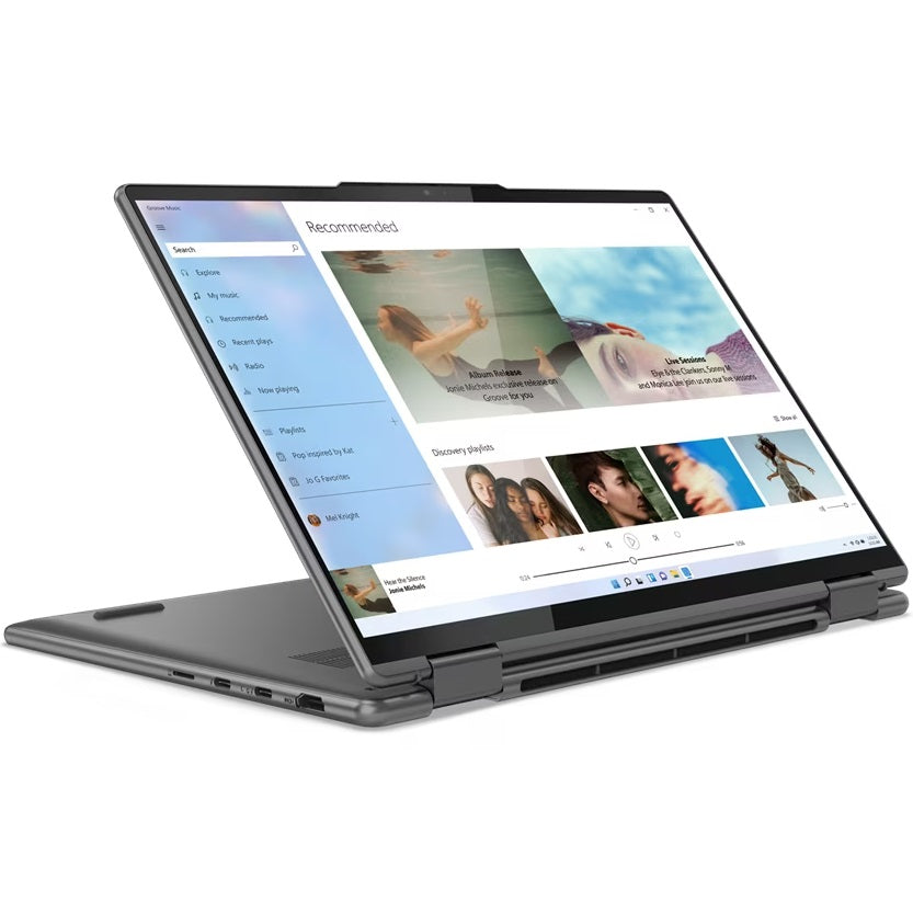 Lenovo Yoga 7 14IAL7 Notebook PC – Core i7-1260P / 14.0″ 2.8K Touch / 16GB RAM / 1TB SSD / Win 11 Pro / Storm Grey (82QE00C1S