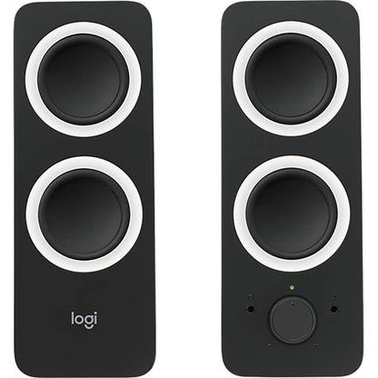 Logitech Z200 Stereo Speakers – Midnight Black (980-000810)