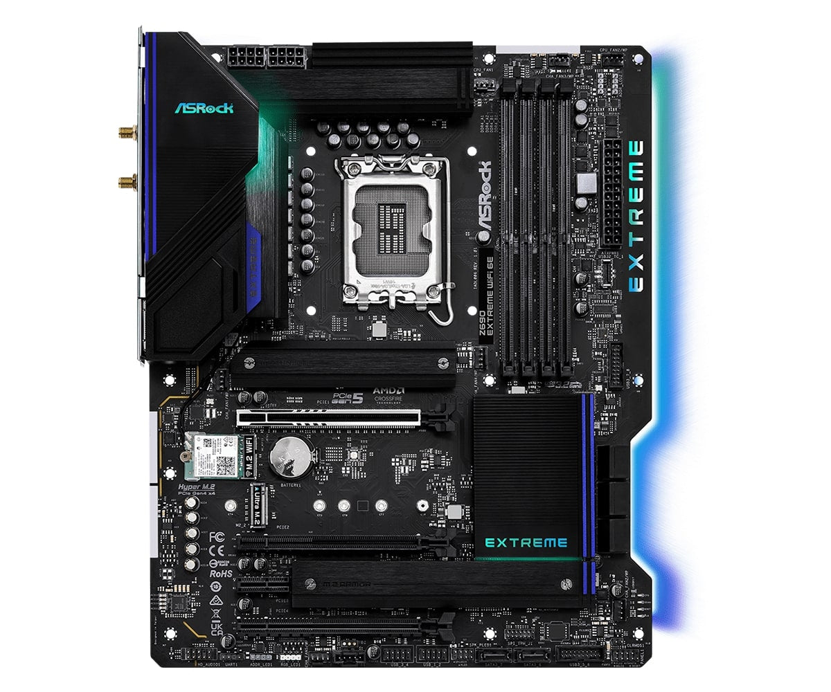 ASRock Intel Z690 Extreme Wi-Fi 6E Socket 1700 ATX Motherboard (Z690-EXTREME-WIFI6E) image 1