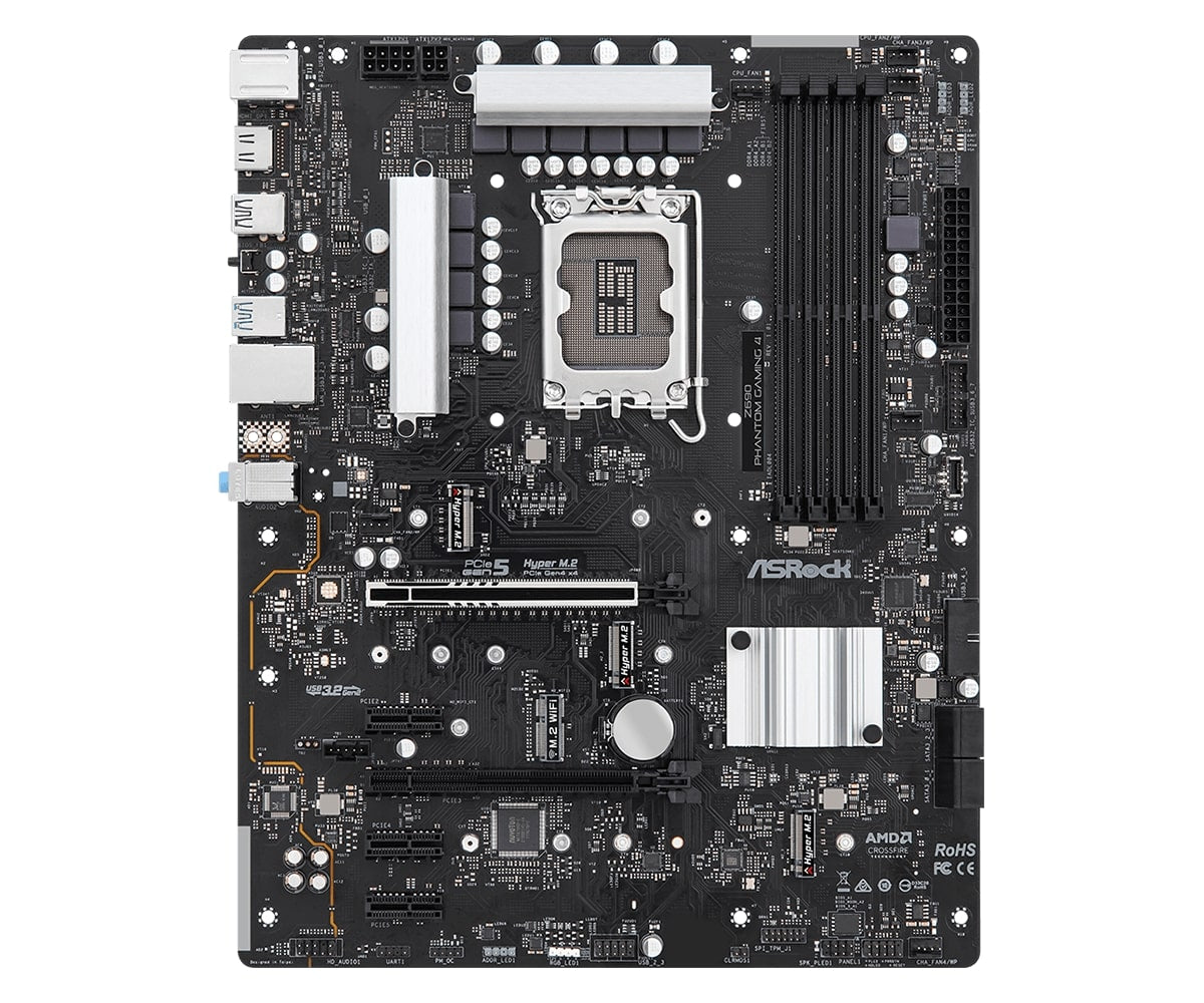 ASRock Intel Z690 Phantom Gaming 4 Socket 1700 ATX Motherboard (Z690-PHANTOMGAMING4) image 2