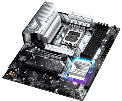 ASRock Intel Z790 Pro RS Socket 1700 ATX Motherboard (Z790-PRO-RS) — side view
