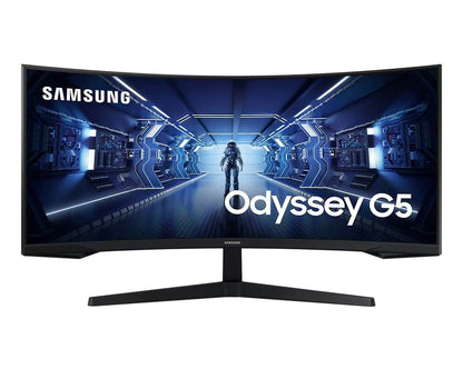Samsung Odyssey G55T 34″ UWQHD Curved Gaming Monitor (LC34G55TWWPXEN)