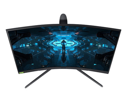 Samsung 27″ WQHD Odyssey G7 Curved Gaming Monitor (LC27G75TQSRXEN) — front view