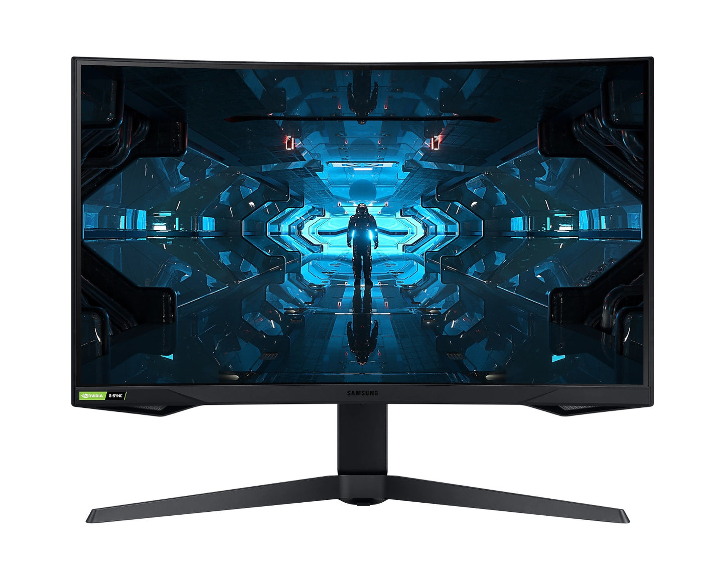 Samsung 27″ WQHD Odyssey G7 Curved Gaming Monitor (LC27G75TQSRXEN) image 1