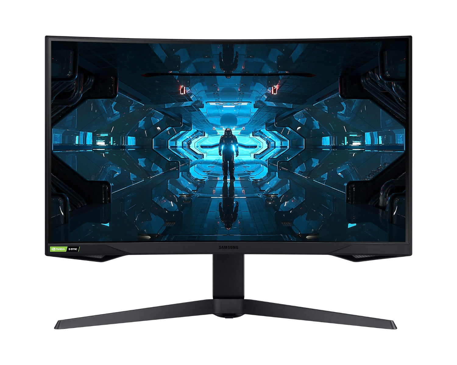 Samsung 27″ WQHD Odyssey G7 Curved Gaming Monitor (LC27G75TQSRXEN) image 1