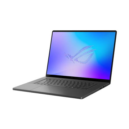 ASUS ROG Zephyrus G16 OLED Intel Core U9-386H 32GB RAM & 2TB SSD RTX 5080 — side view